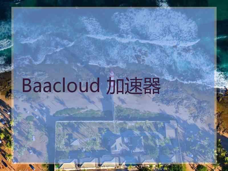 Baacloud 加速器