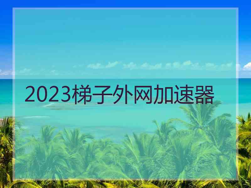 2023梯子外网加速器