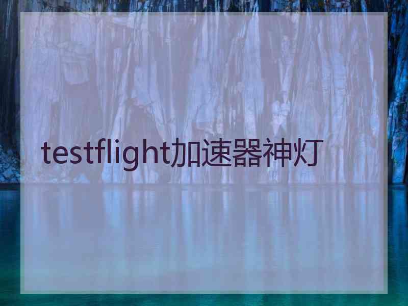 testflight加速器神灯