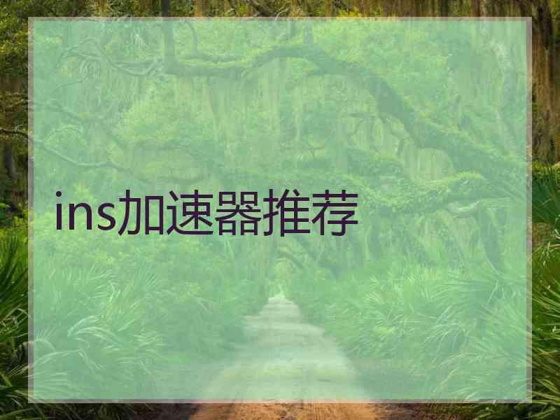 ins加速器推荐