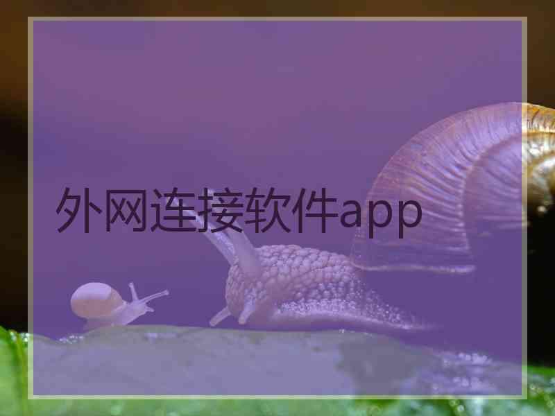 外网连接软件app