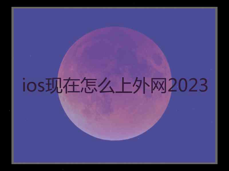 ios现在怎么上外网2023