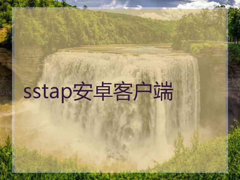 sstap安卓客户端