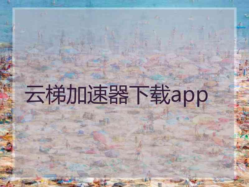 云梯加速器下载app