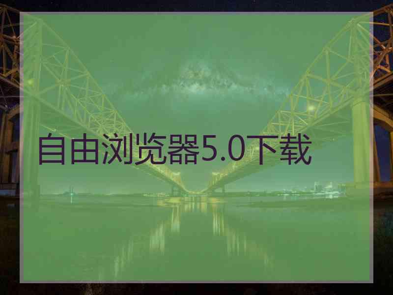 自由浏览器5.0下载