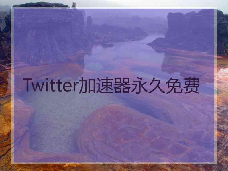 Twitter加速器永久免费