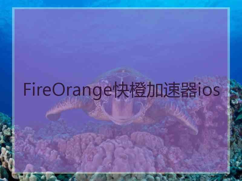 FireOrange快橙加速器ios