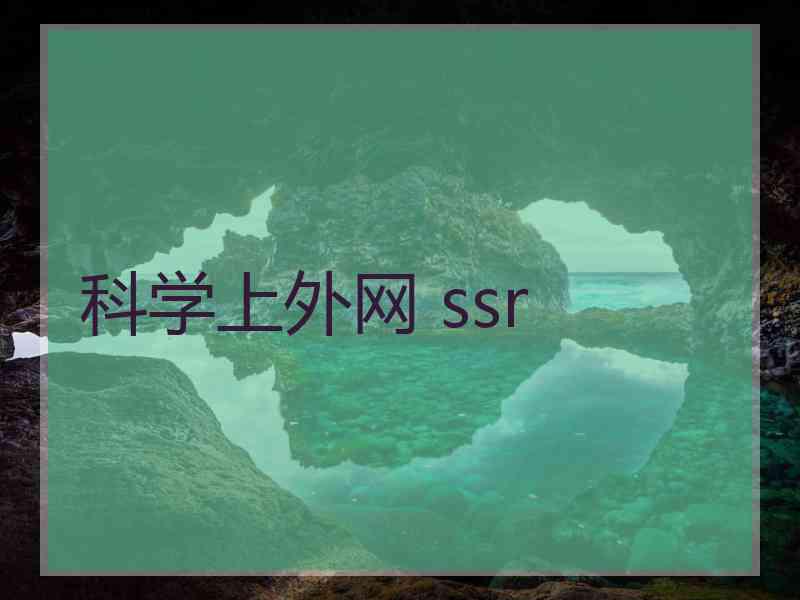 科学上外网 ssr