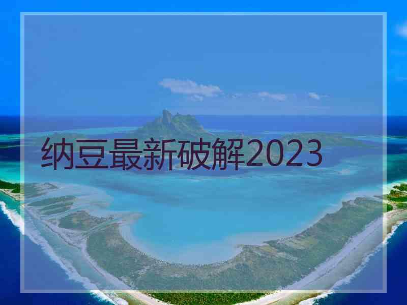 纳豆最新破解2023