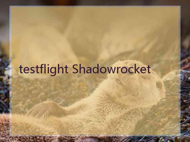 testflight Shadowrocket