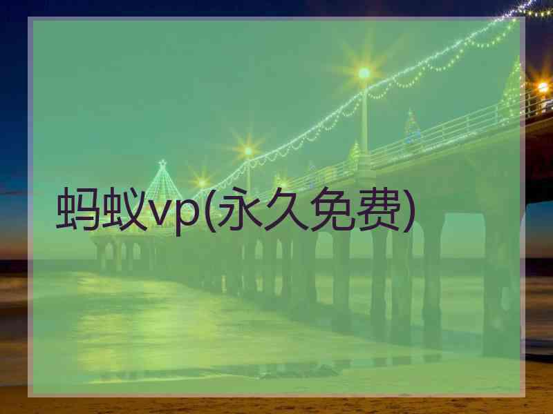 蚂蚁vp(永久免费)