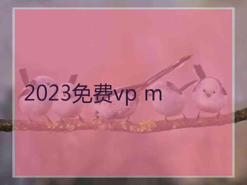 2023免费vp m