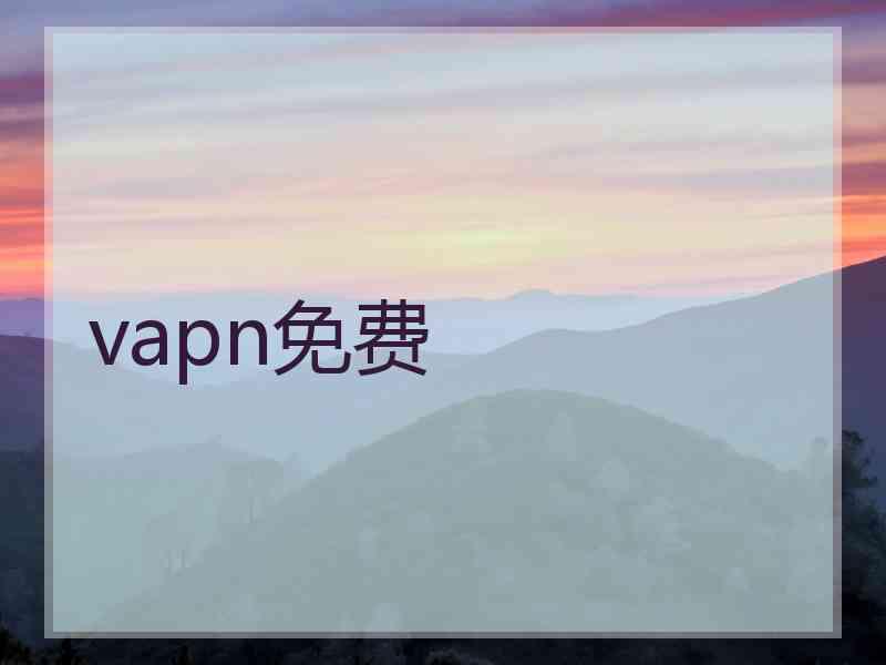 vapn免费