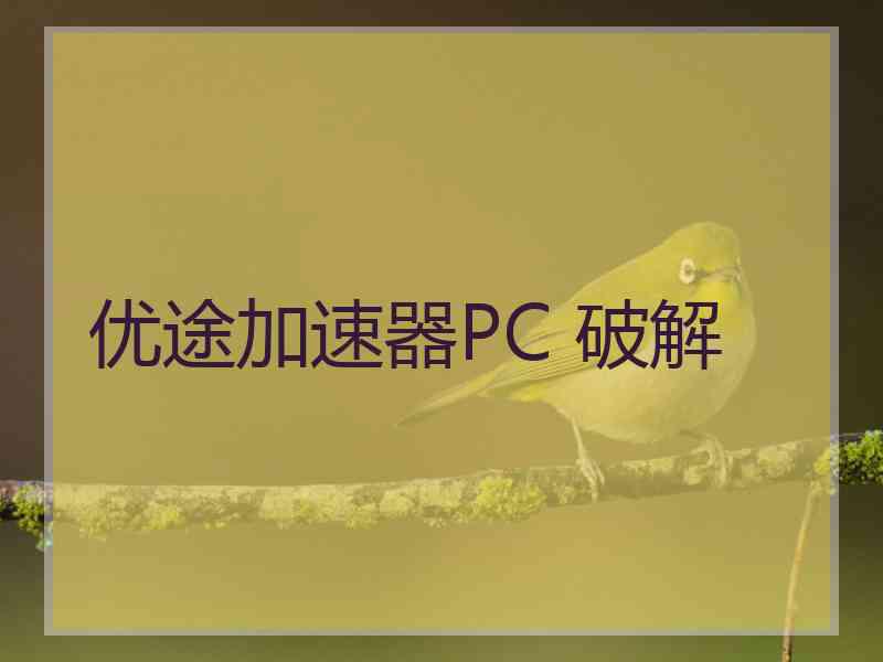 优途加速器PC 破解