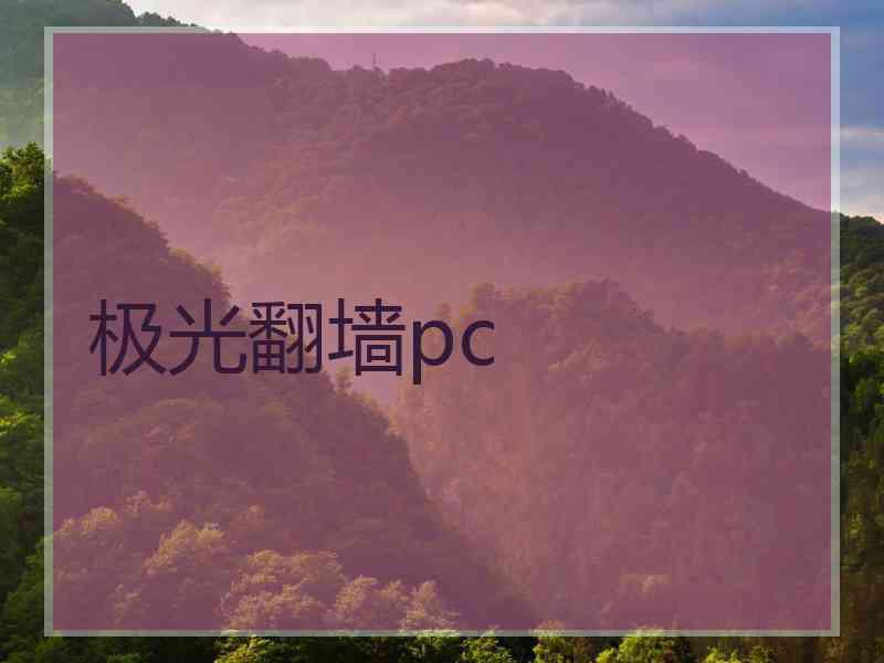 极光翻墙pc