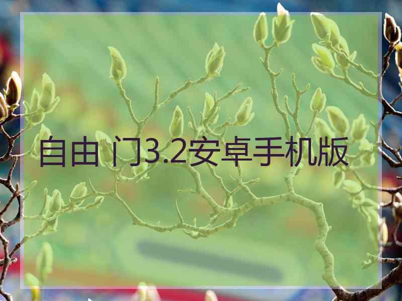 自由 门3.2安卓手机版