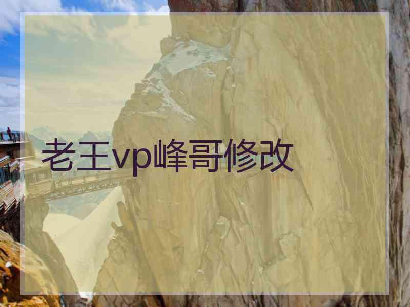 老王vp峰哥修改