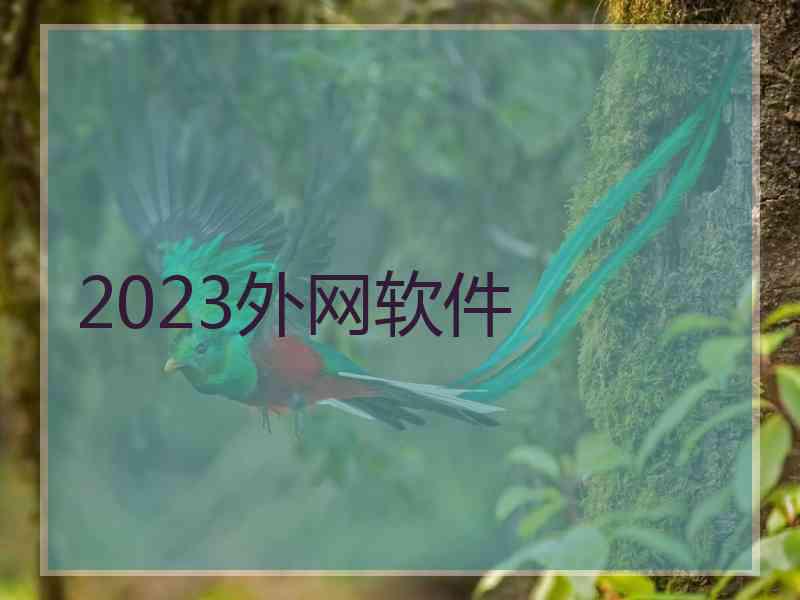 2023外网软件