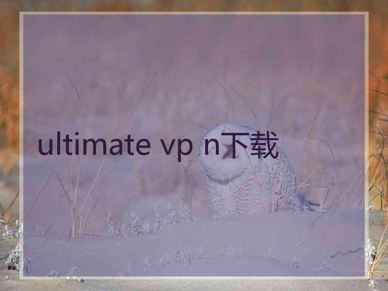 ultimate vp n下载