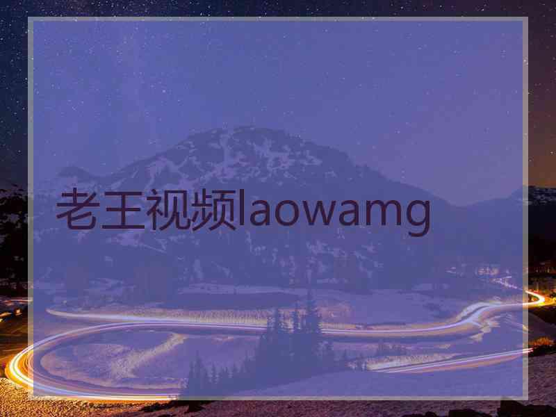 老王视频laowamg