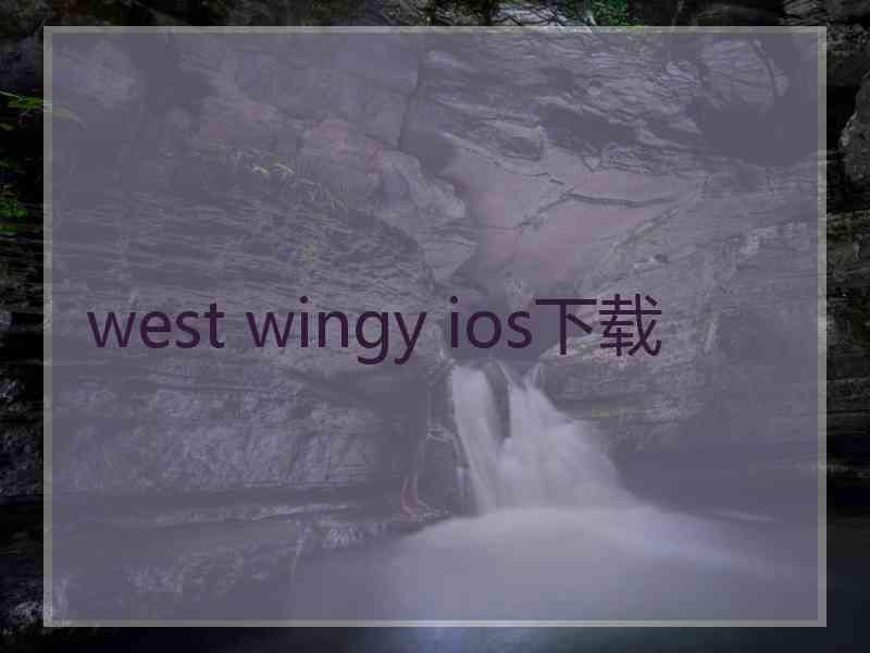 west wingy ios下载