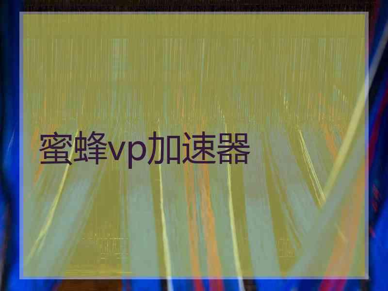 蜜蜂vp加速器