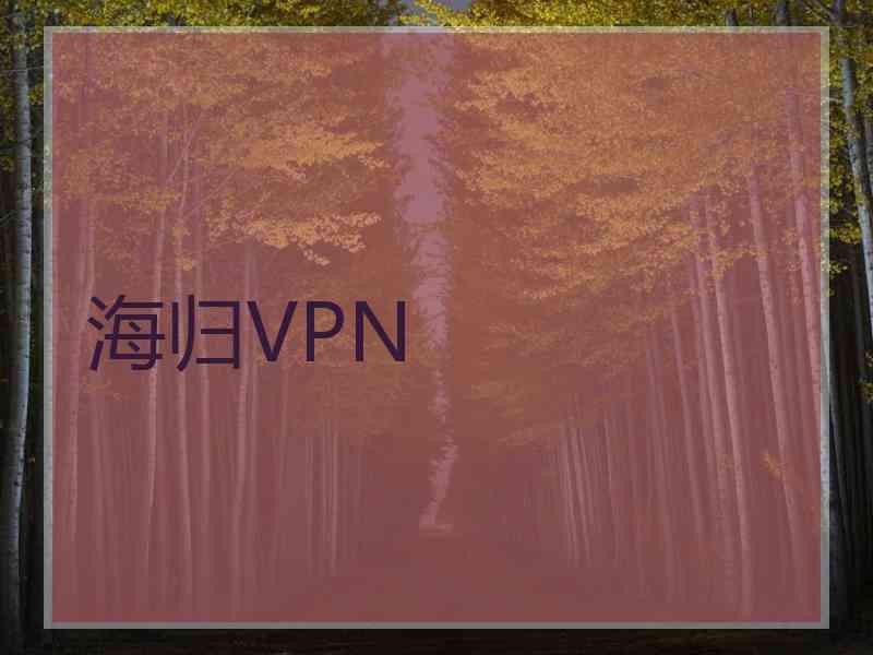 海归VPN