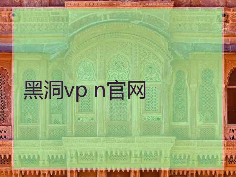 黑洞vp n官网