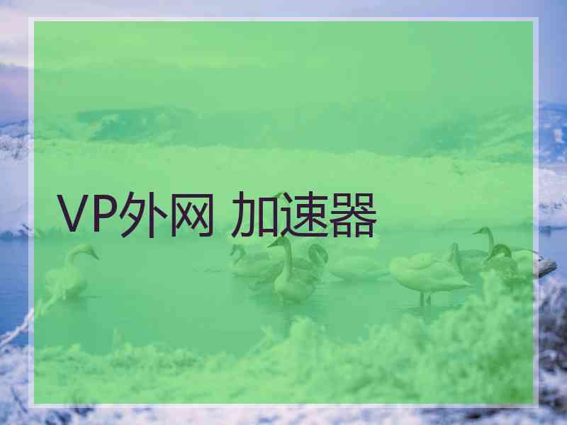 VP外网 加速器