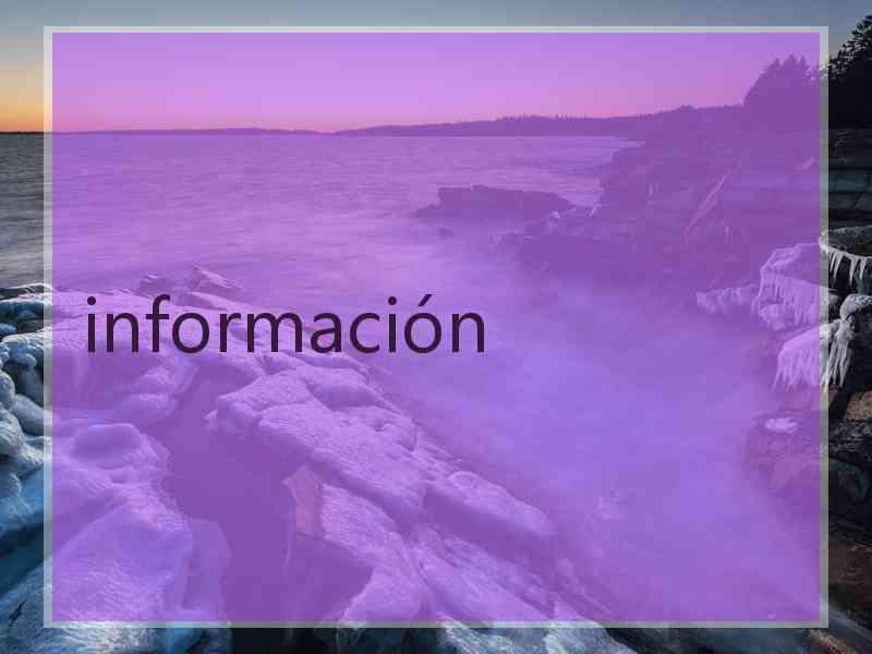 información