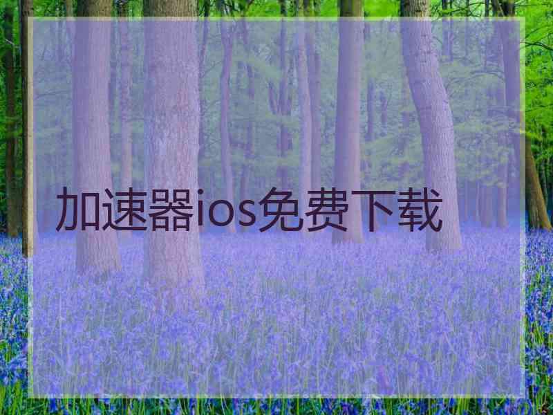 加速器ios免费下载